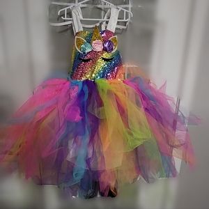 Girls unicorn costume
